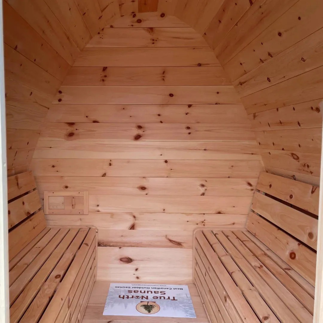 True North Pod 8 Person Outdoor Sauna