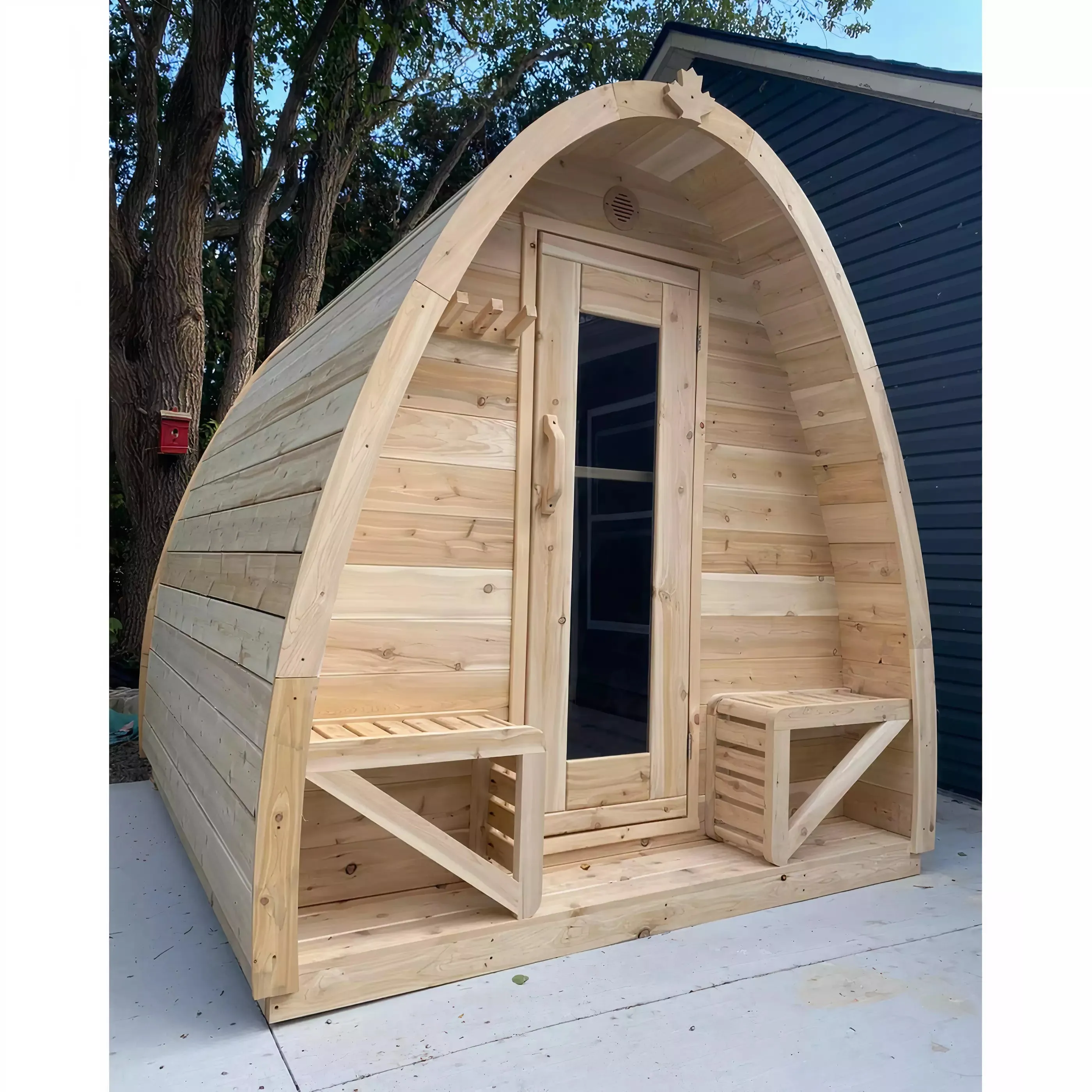 True North Pod 8 Person Outdoor Sauna
