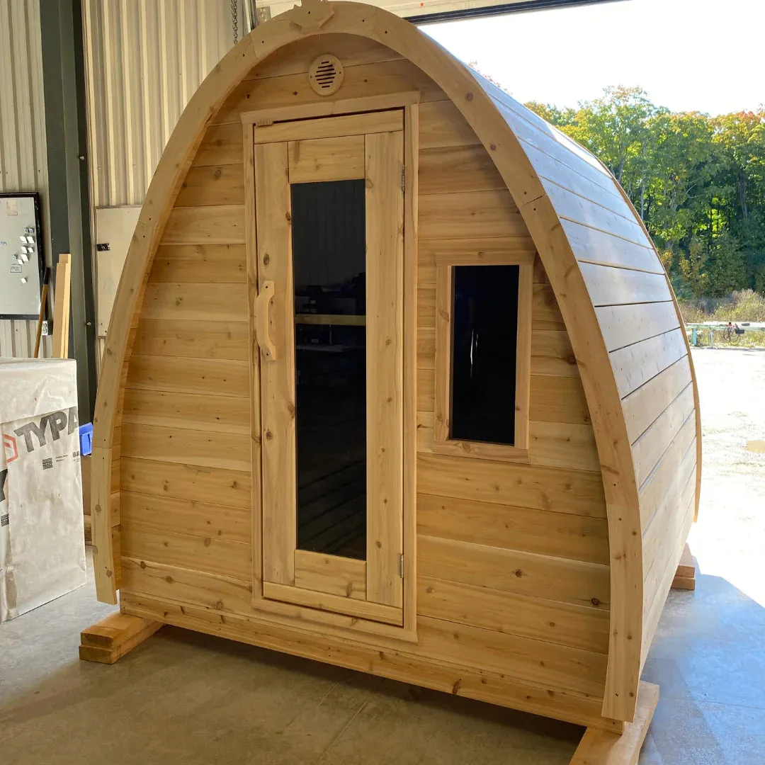 True North Pod 8 Person Outdoor Sauna