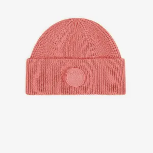 Tuque rose de maille, enfant || Pink knitted toque, child