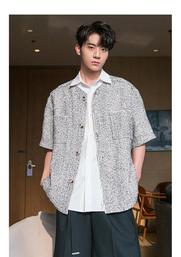 Tweed Short Sleeve Jacket