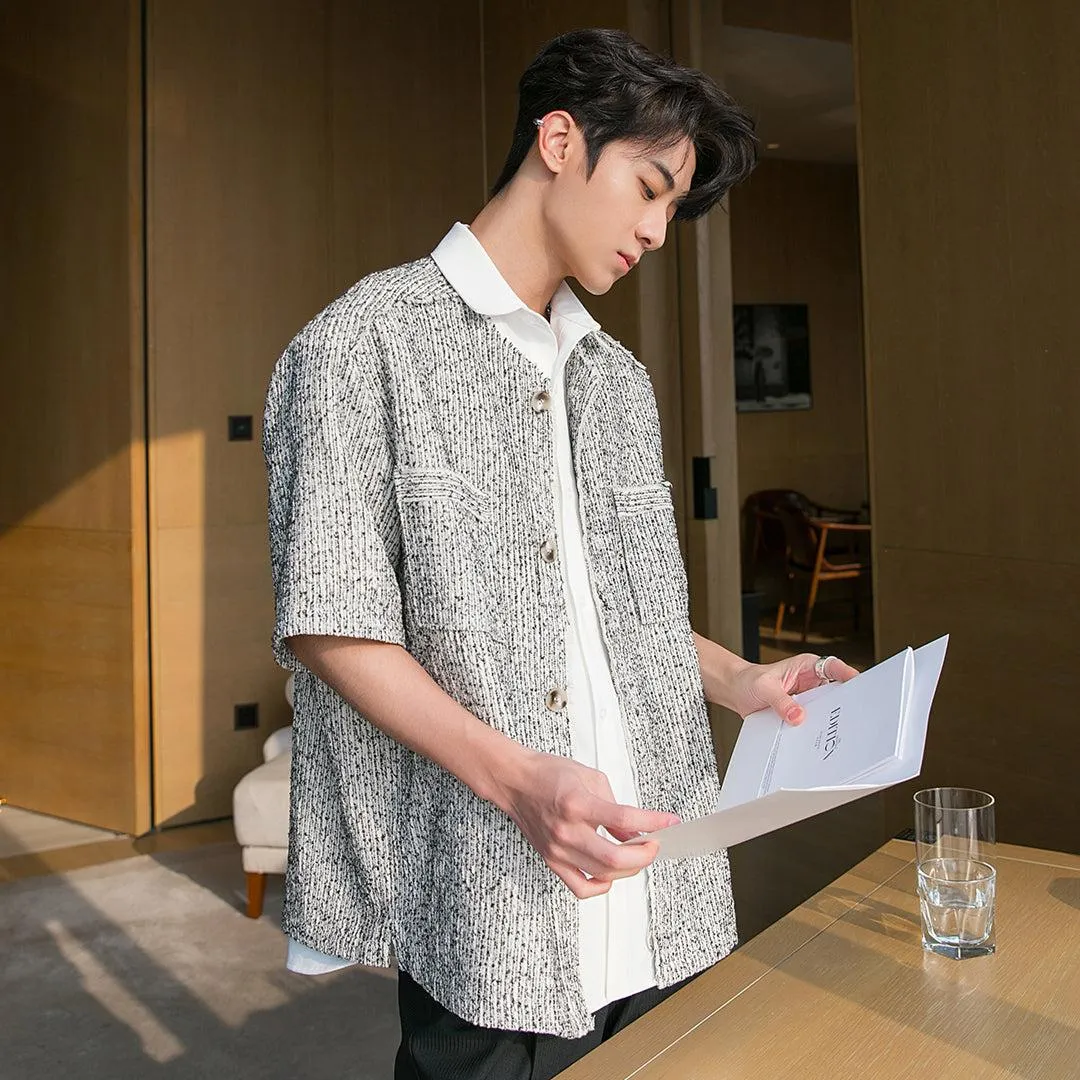 Tweed Short Sleeve Jacket