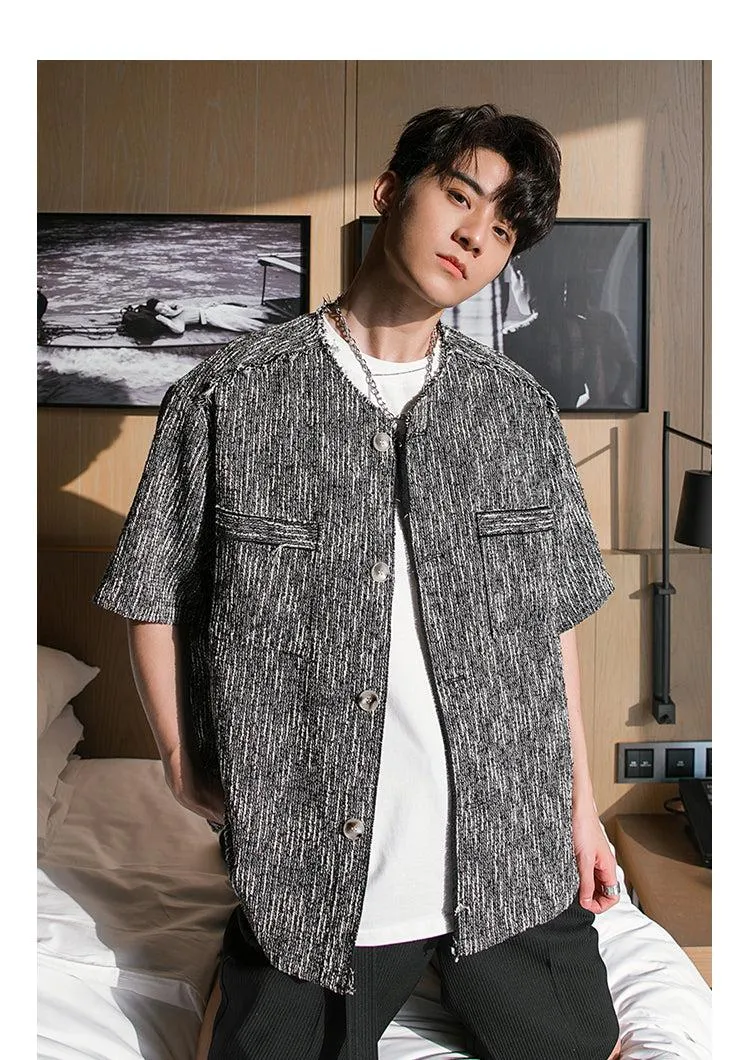 Tweed Short Sleeve Jacket