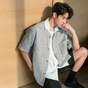 Tweed Short Sleeve Jacket