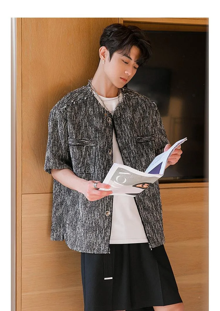 Tweed Short Sleeve Jacket