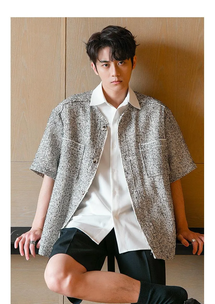 Tweed Short Sleeve Jacket