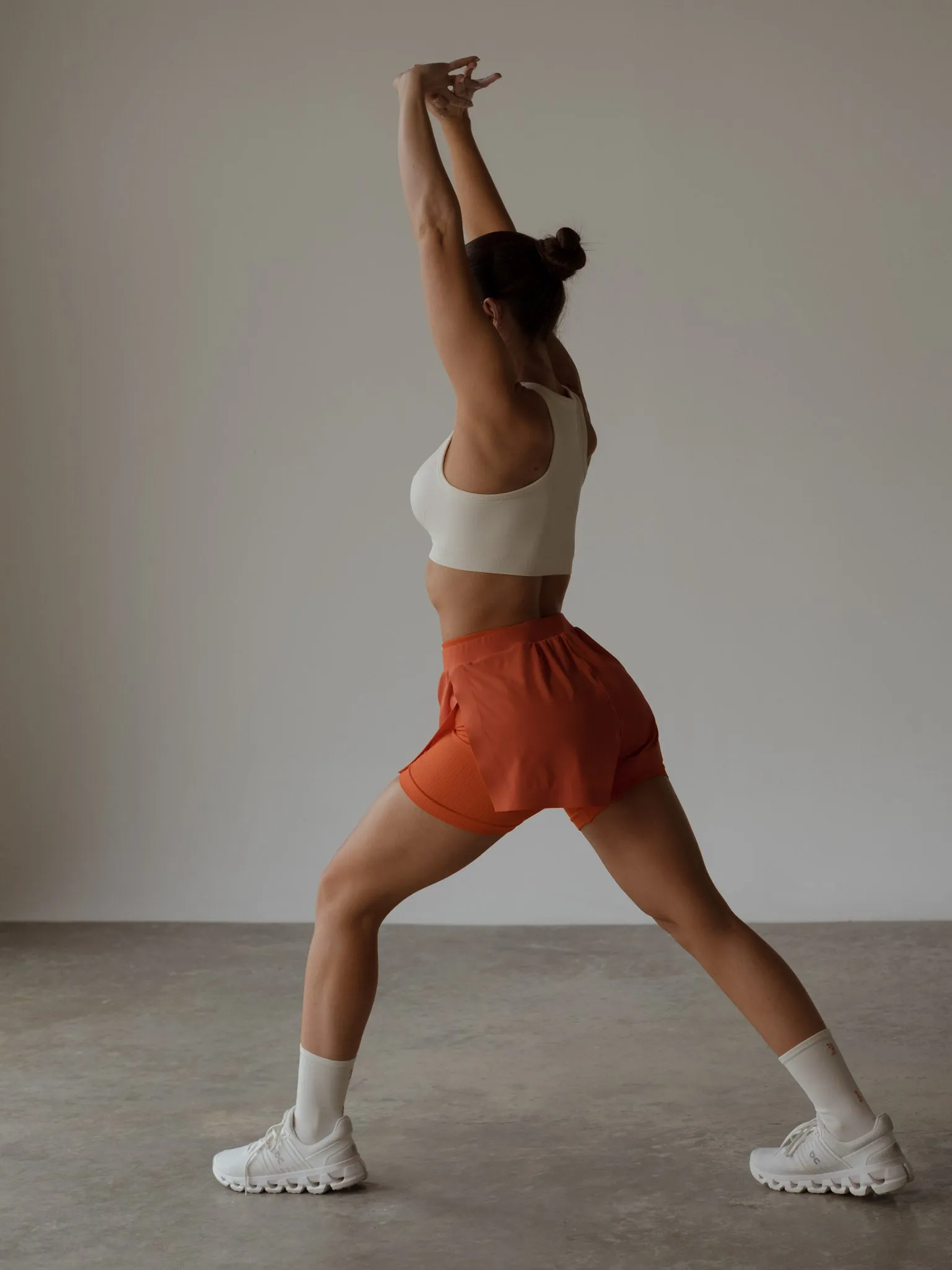 ULTRA RUNNING SHORTS - BRIGHT ORANGE