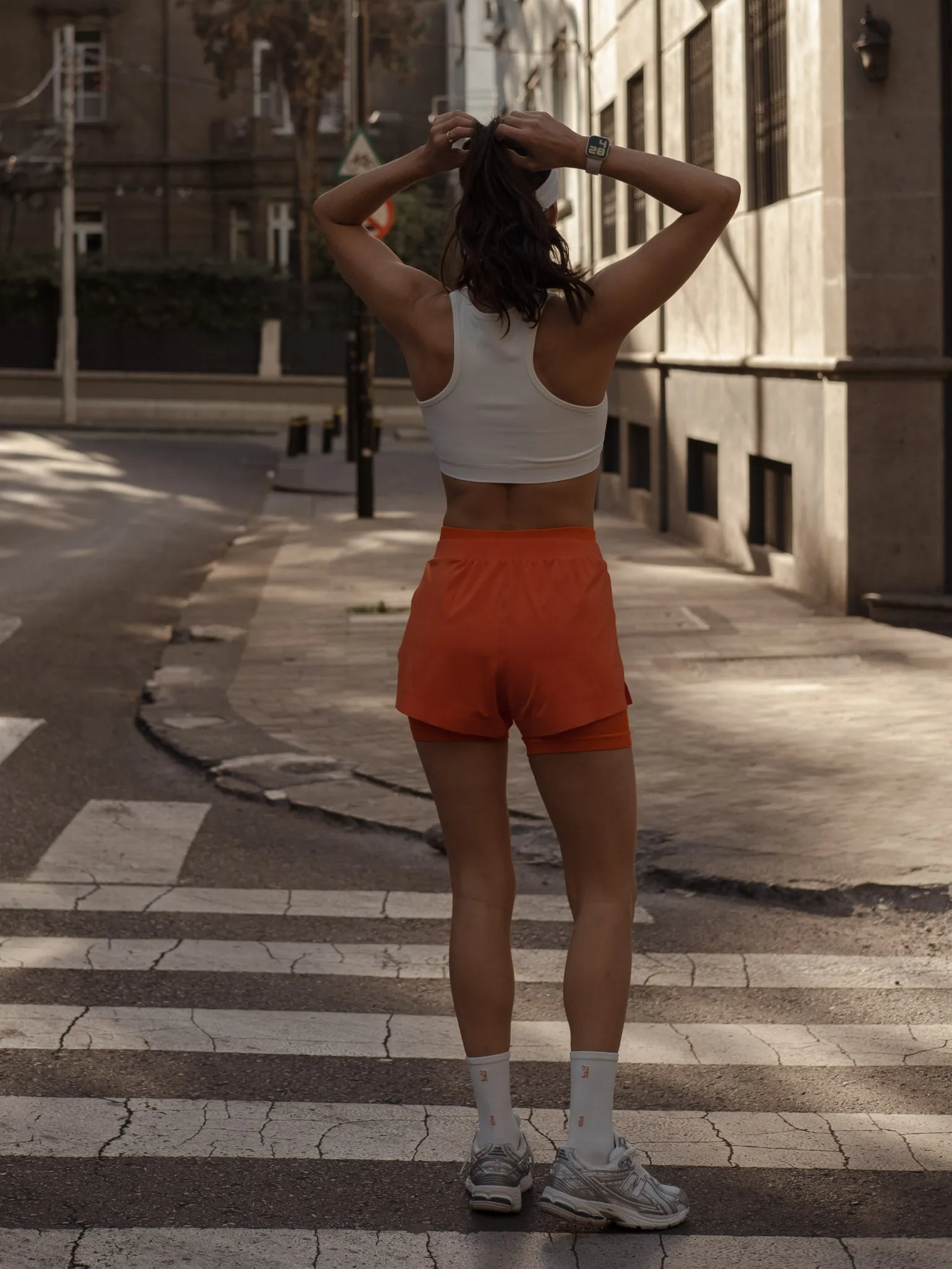 ULTRA RUNNING SHORTS - BRIGHT ORANGE