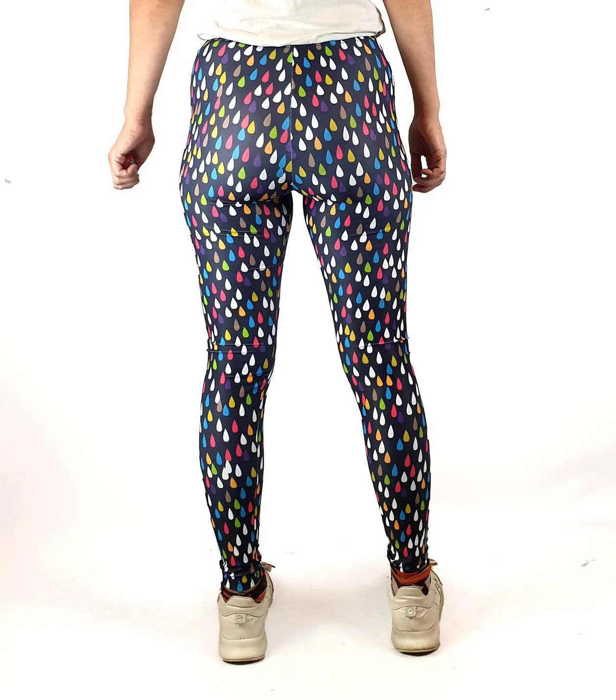 Uptights colourful teadrop print yoga tights/leggings