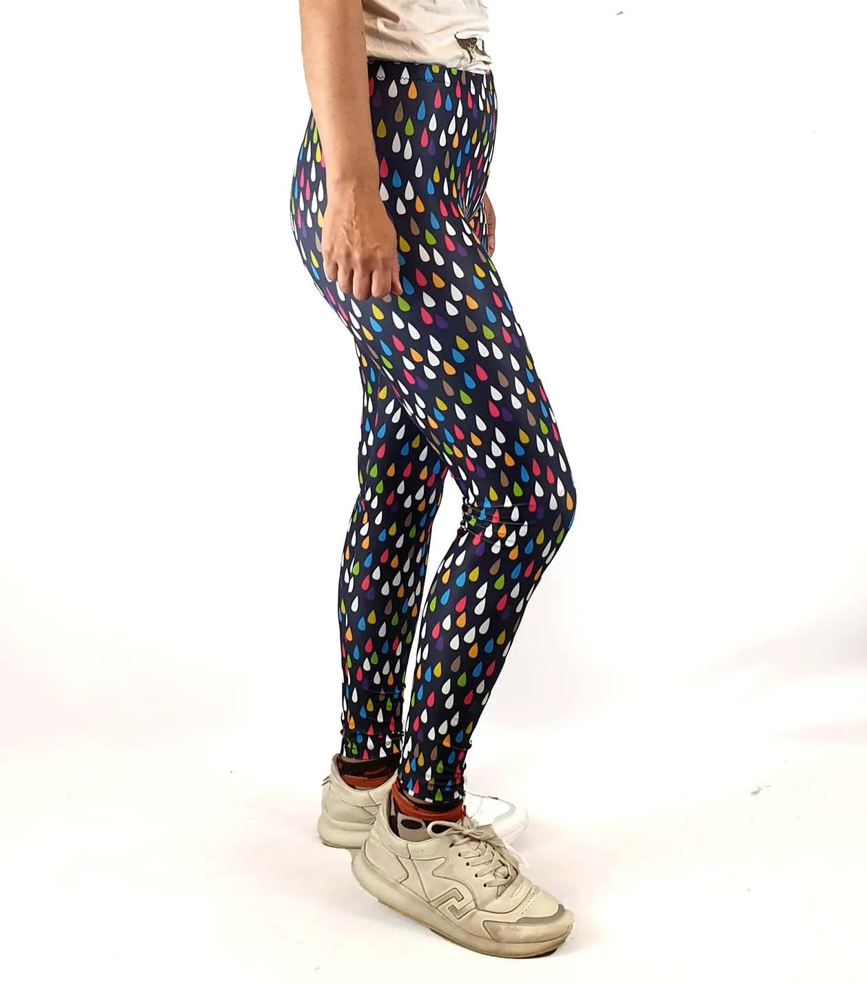 Uptights colourful teadrop print yoga tights/leggings
