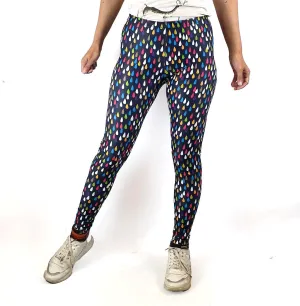 Uptights colourful teadrop print yoga tights/leggings