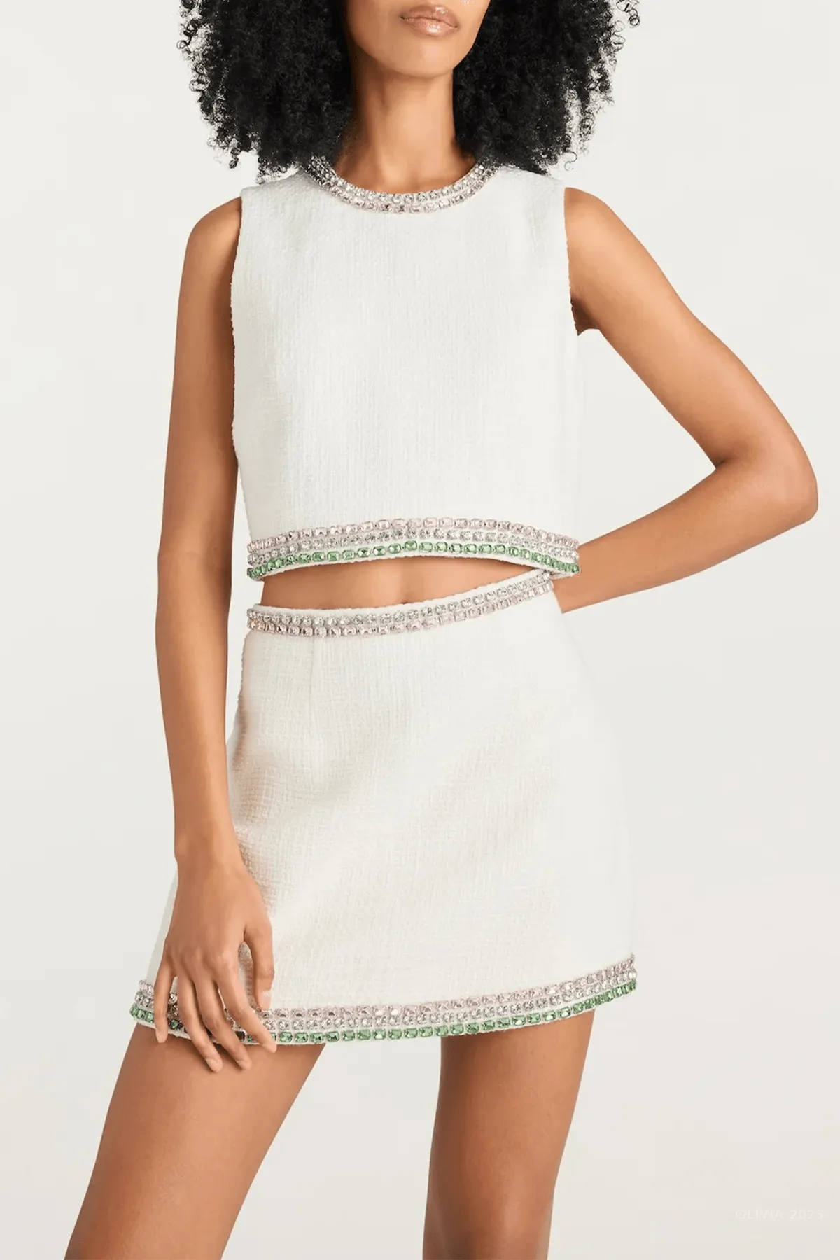 Verity Top in Gardenia Multi