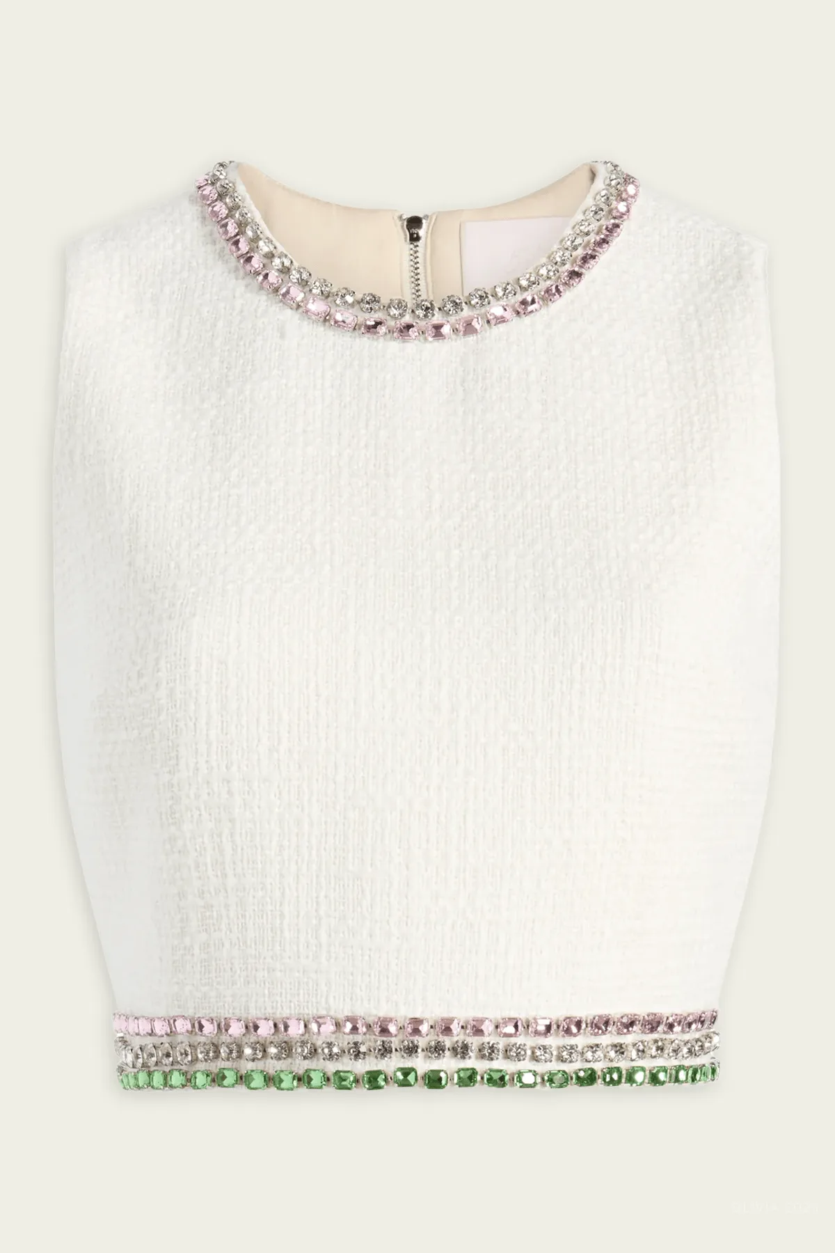 Verity Top in Gardenia Multi