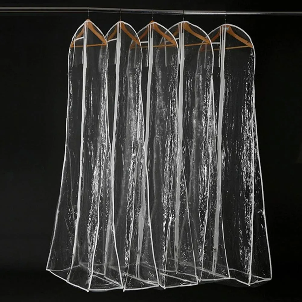 Wedding Dress Storage Bag - Transparent Coat Protective Dust Cover