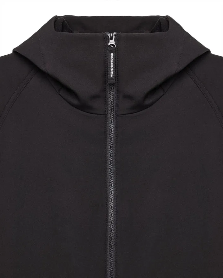 Weekend Offender Stipe Softshell Jacket Black