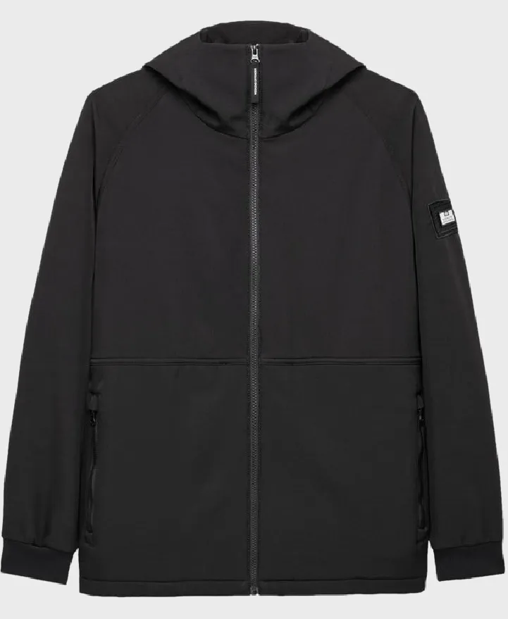 Weekend Offender Stipe Softshell Jacket Black