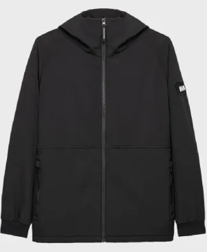 Weekend Offender Stipe Softshell Jacket Black
