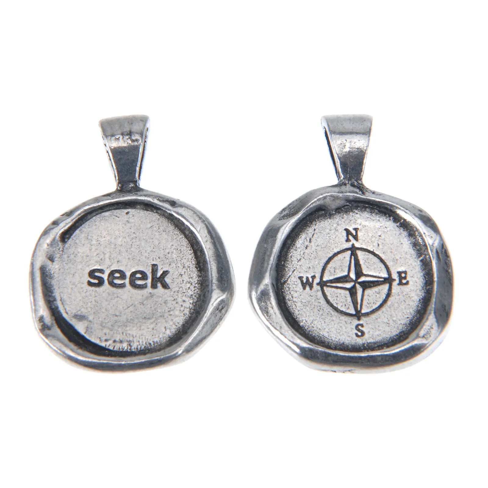 White Acai Seeds of Life Bracelet with Wax Seal