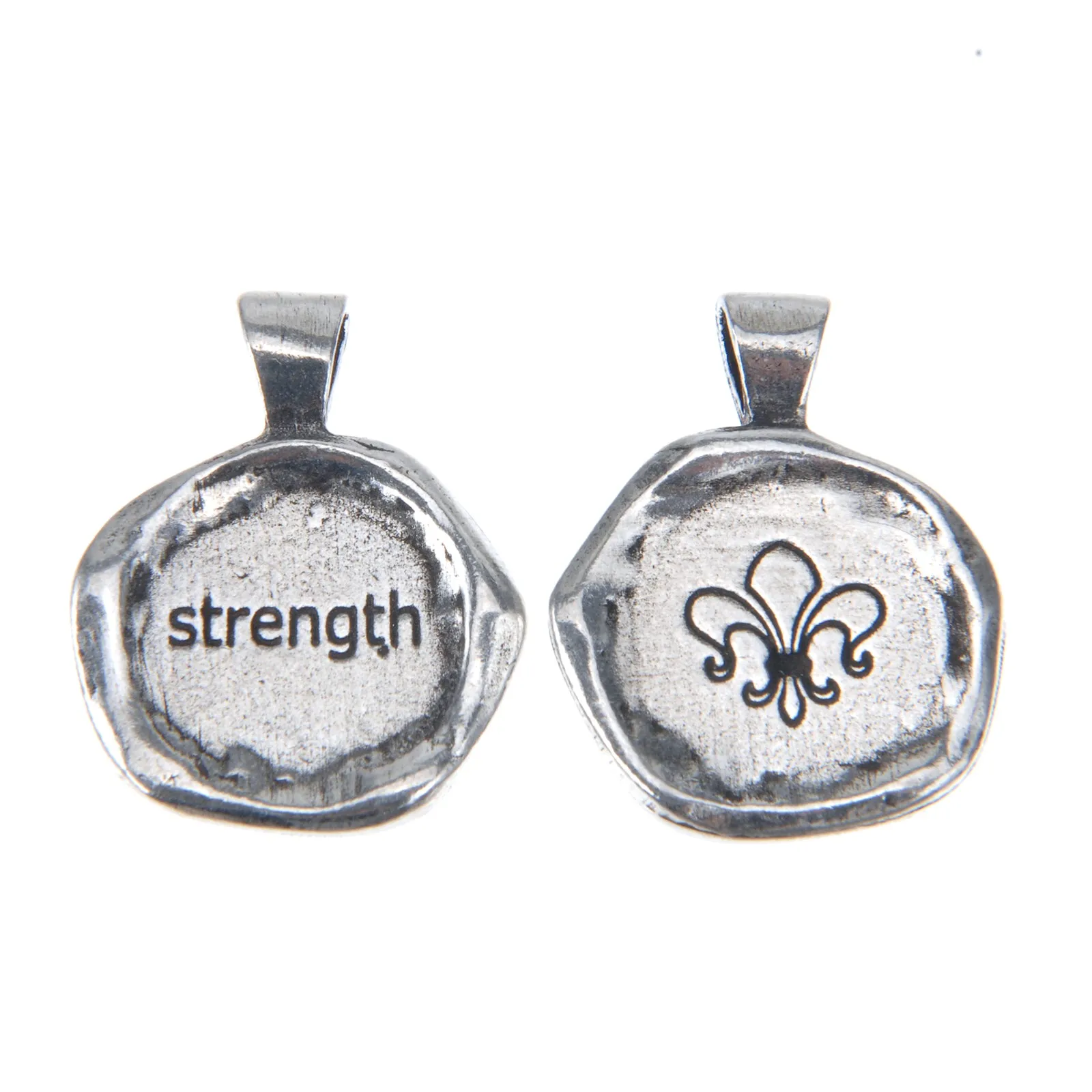 White Acai Seeds of Life Bracelet with Wax Seal