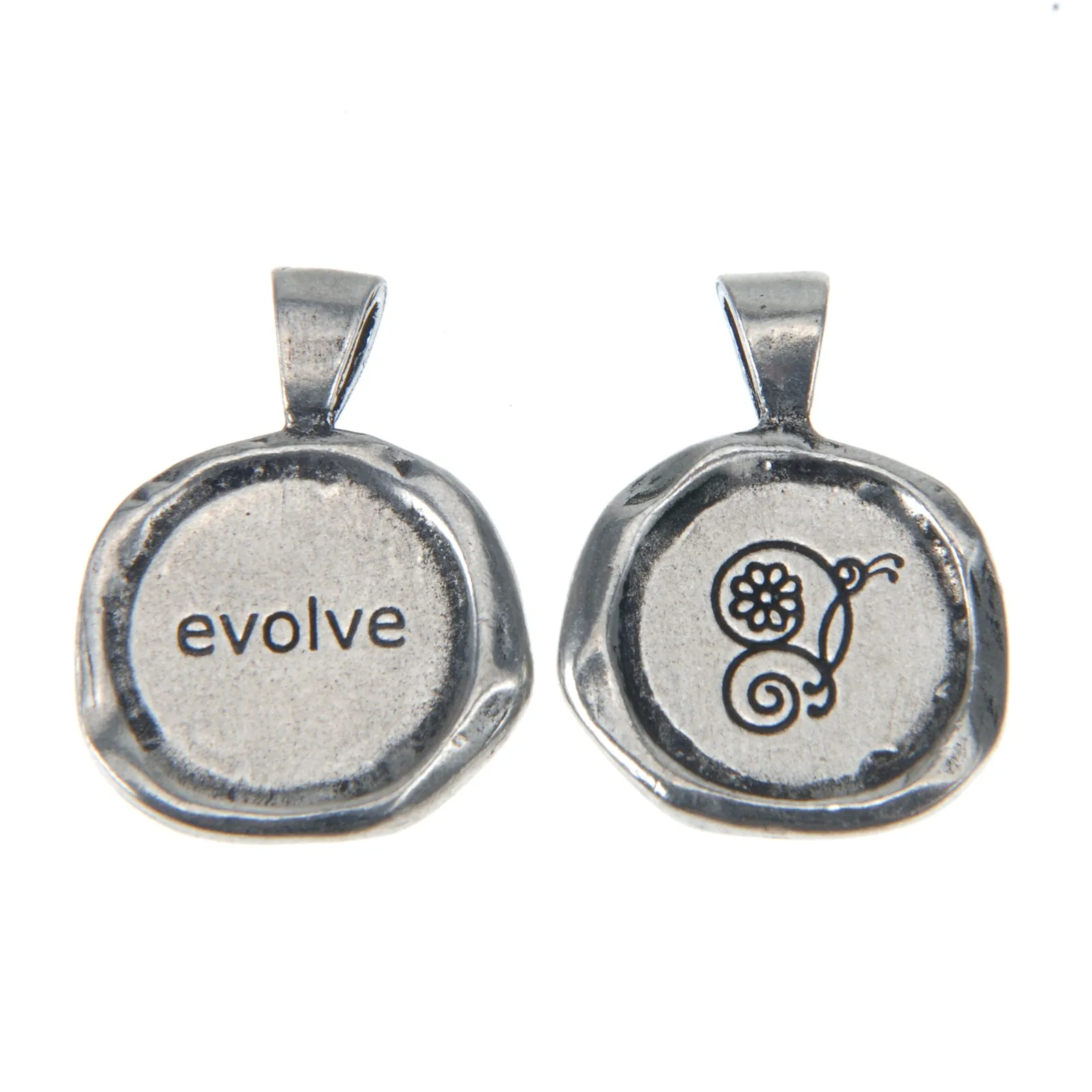 White Acai Seeds of Life Bracelet with Wax Seal