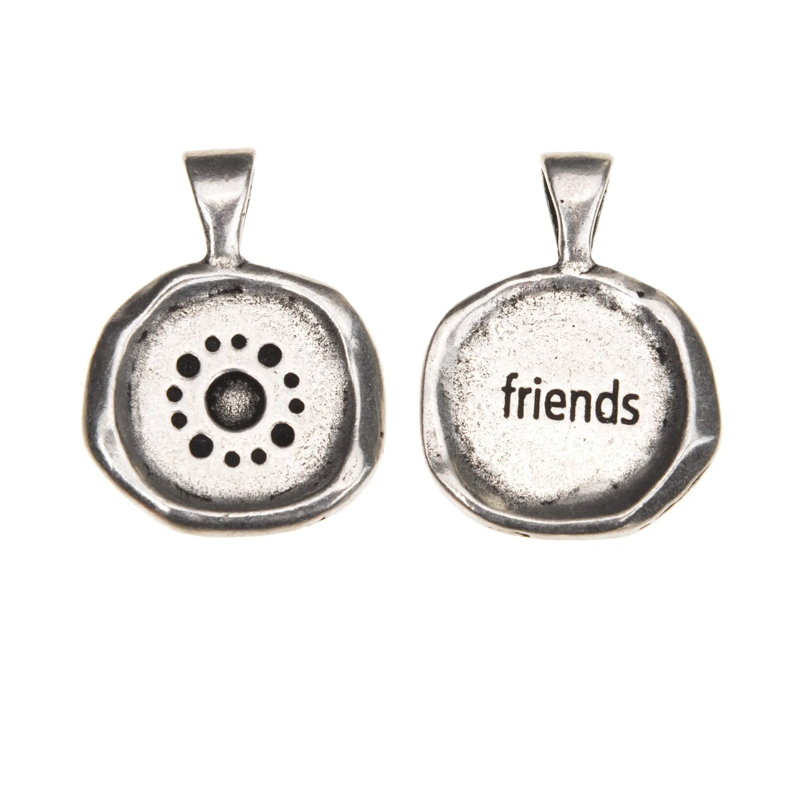 White Acai Seeds of Life Bracelet with Wax Seal