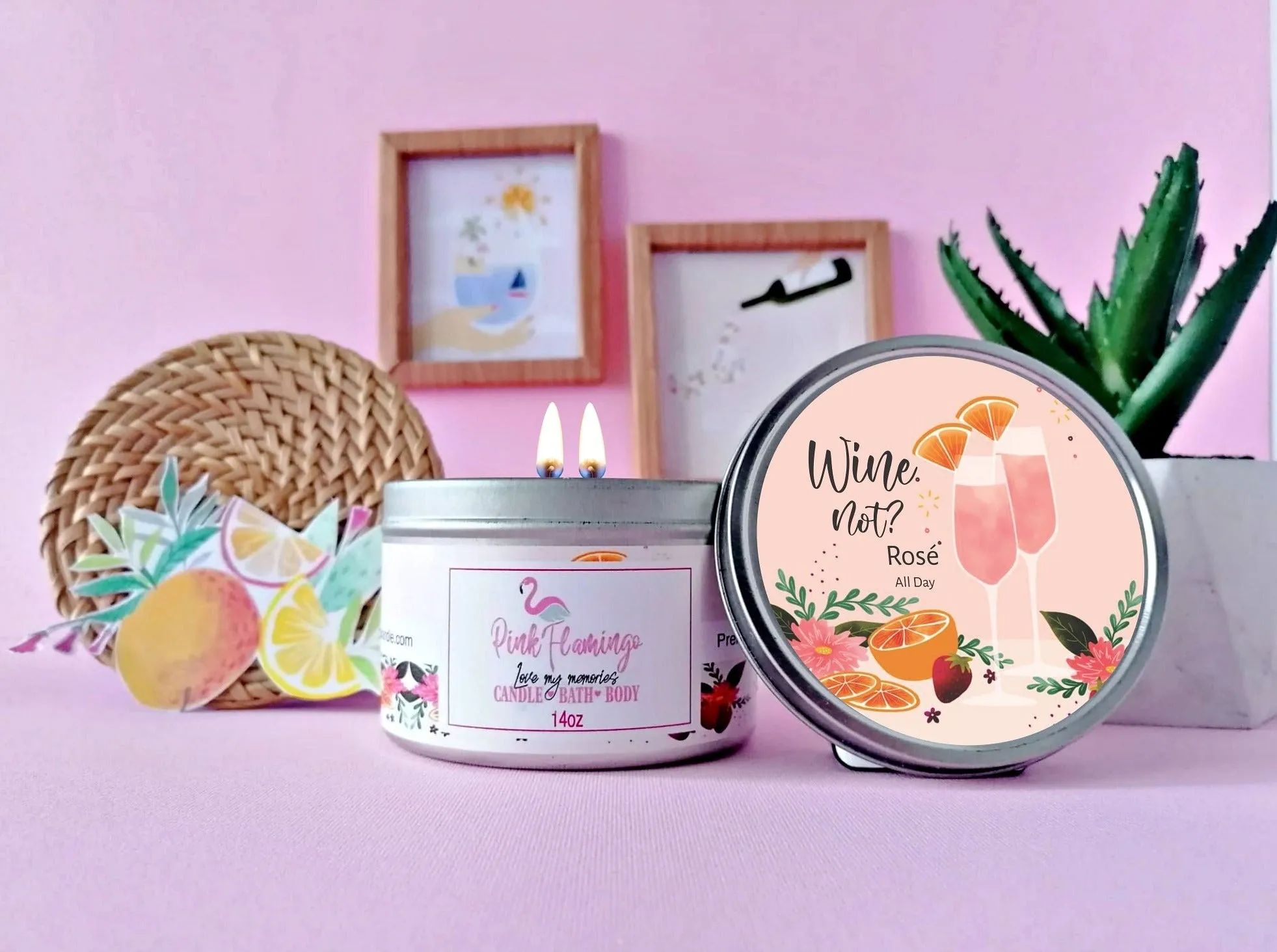 Wine Not? Rosé All Day 🍷  | Happy Candle