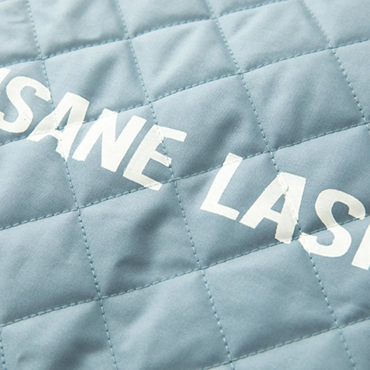 Woolen Plaid Stitching Winter Coat