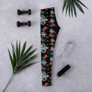 Yarnicorn Black Leggings - Ladies' Sizes XS, S, M, L, XL